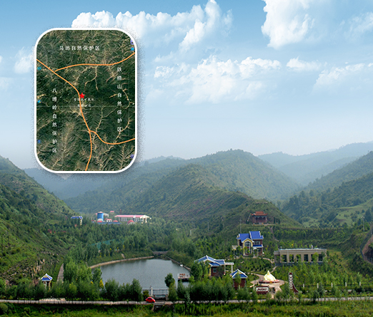 雪顶山矿泉水源地实景